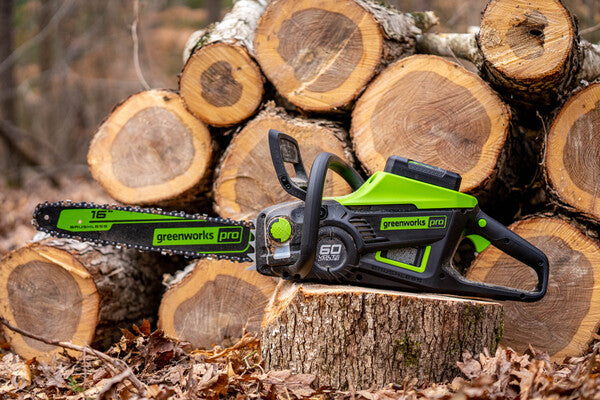 Electric vs. Gas Chainsaws | Greenworks Tools