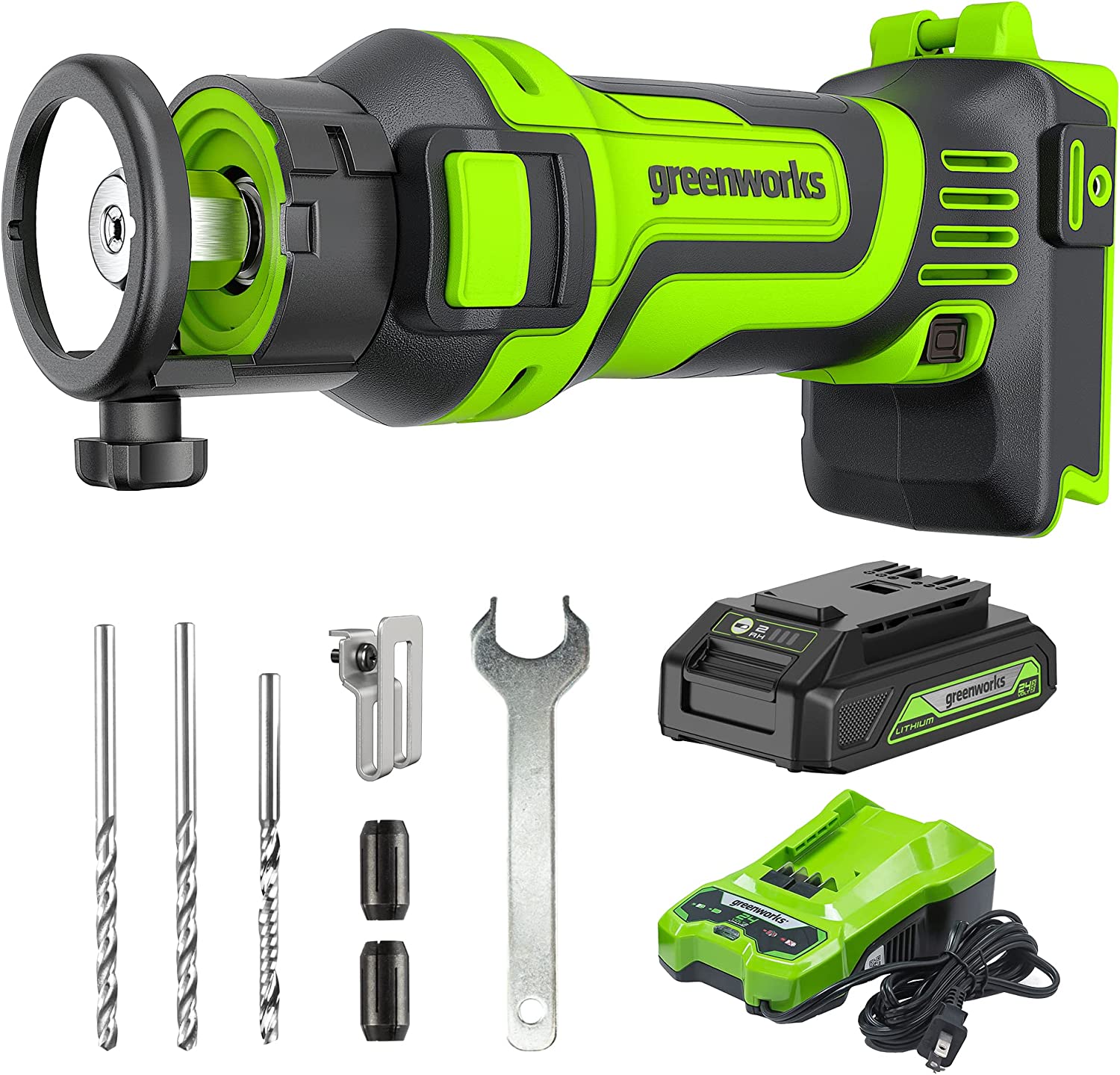 Greenworks battery operated discount tools