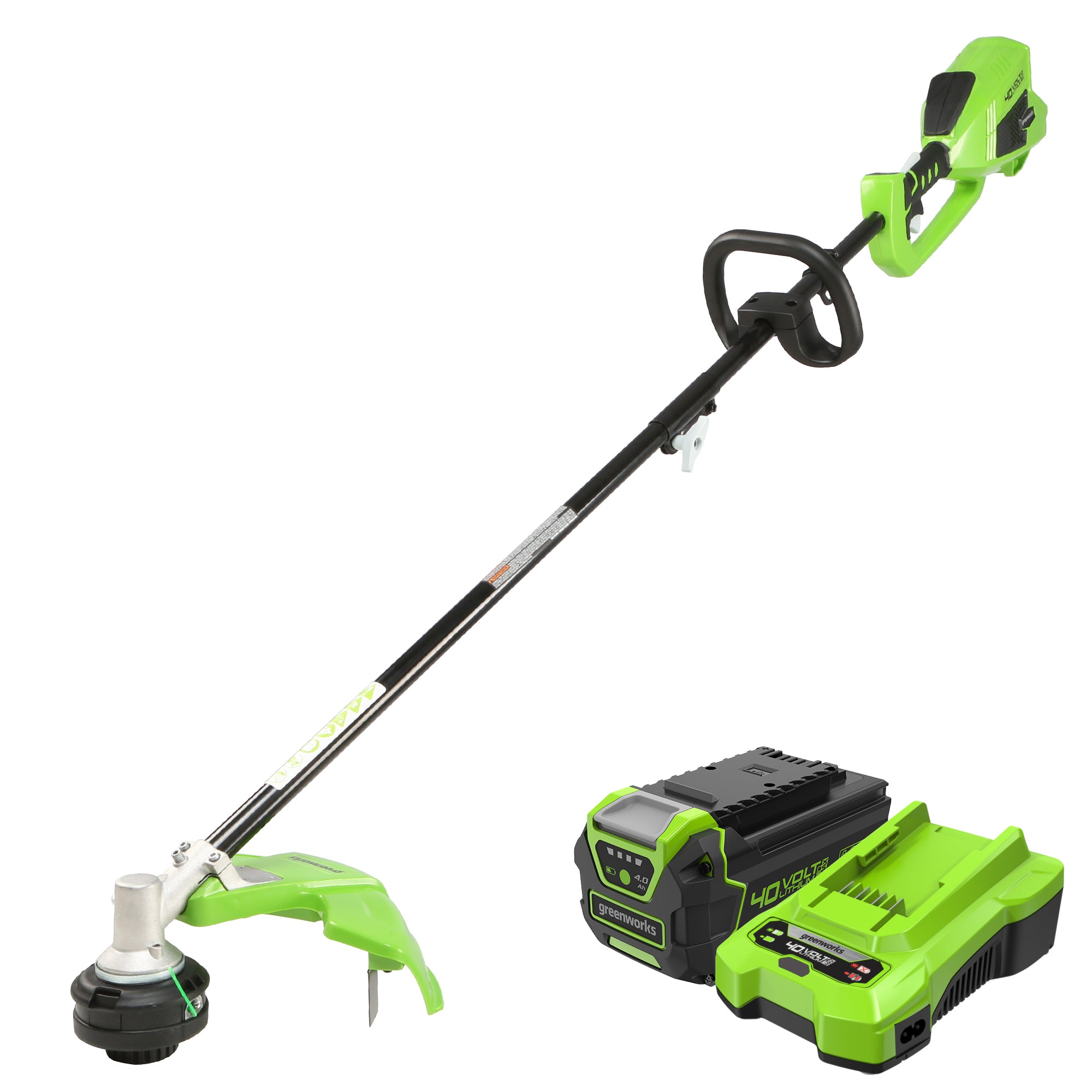 Greenworks 24-volt 10-in Straight Shaft Battery String Trimmer 2 Ah (Battery  and Charger Included) in the String Trimmers department at