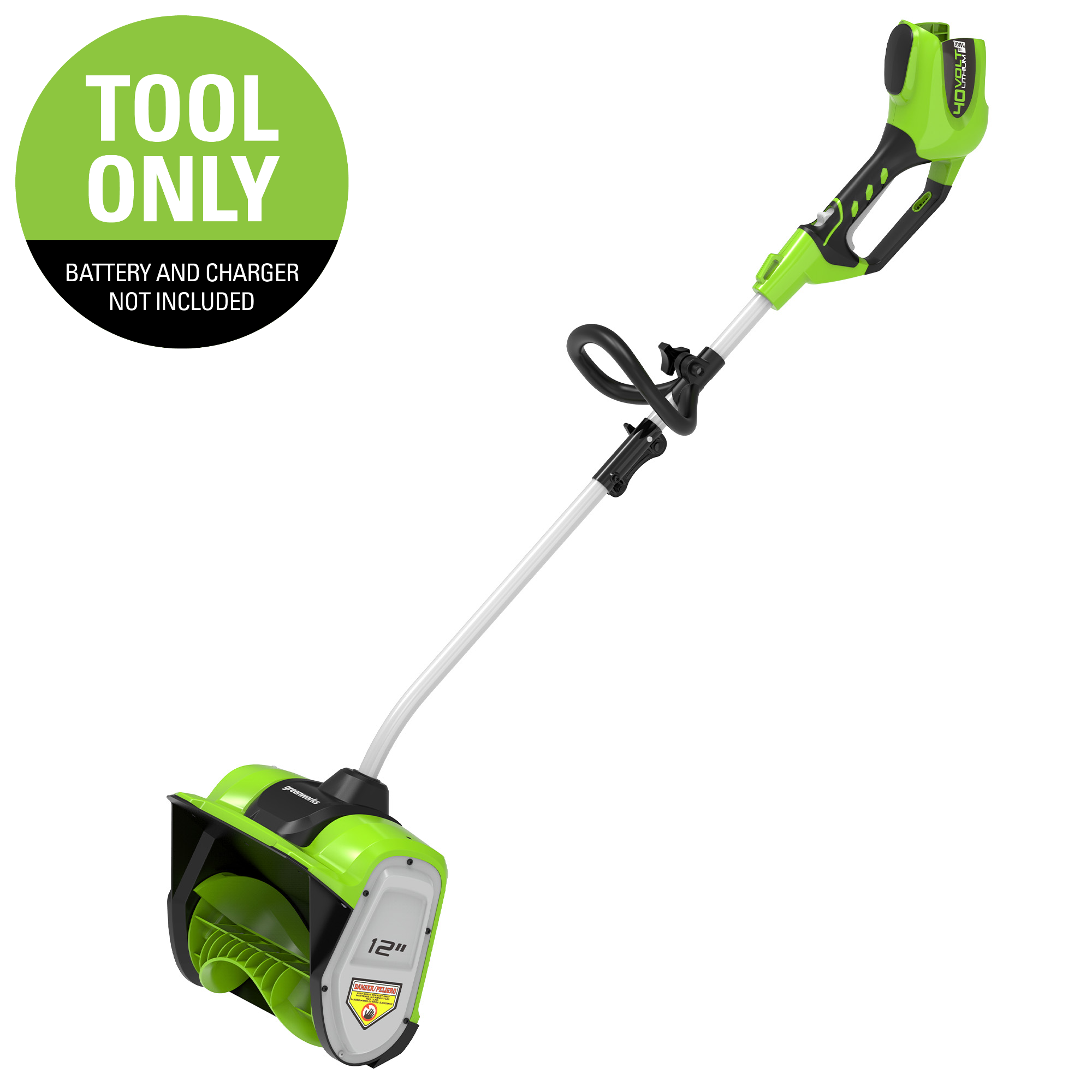 40V 12-Inch Cordless Snow Shovel Greenworks Tools