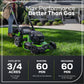 80V 22" Cordless Battery Dual Blade Self-Propelled Lawn Mower w/ (2) 4.0Ah Batteries & Rapid Charger