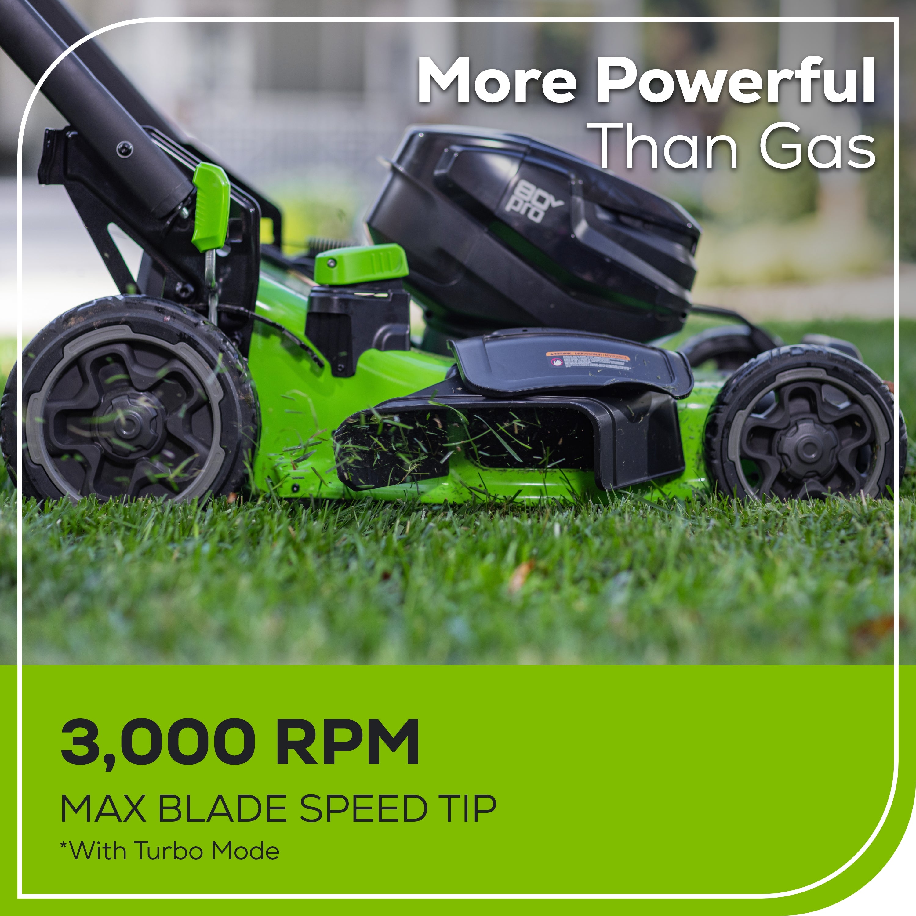 80V 22" Cordless Battery Dual Blade Self-Propelled Lawn Mower w/ (2) 4.0Ah Batteries & Rapid Charger