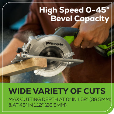 24V 4.5" Cordless Battery Mini Circular Saw (Tool Only)