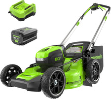 80V 21" Cordless Battery Self-Propelled Lawn Mower w/ 4.0Ah Battery & Charger