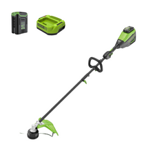 60V 17" Cordless Battery Brushless Attachment Capable String Trimmer w/ 4.0Ah Battery & Charger