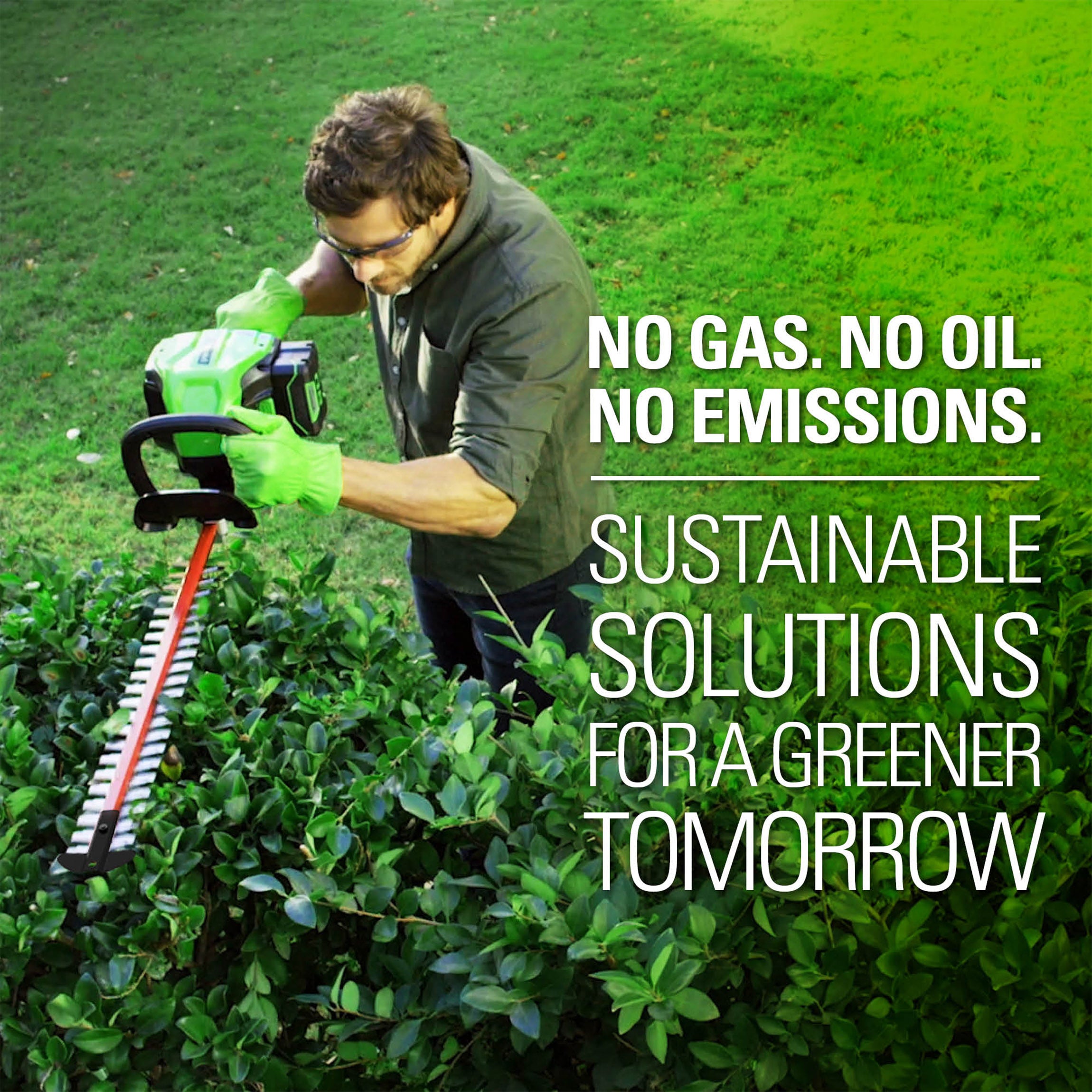 80V 26" Cordless Brushless Hedge Trimmer (3/4" cut, 3400 SPM), Tool Only