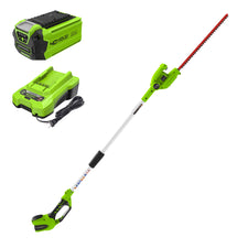 40V 20" Cordless Battery Pole Hedge Trimmer w/ 2.0 Ah Battery & Charger