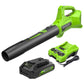 24V 320 CFM Cordless Battery Leaf Blower w/ 2.0 Ah Battery & Charger