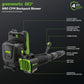 80V 690 CFM Cordless Battery Dual-Port Backpack Blower w/ Two (2) 4.0 Ah Batteries & Dual Port Rapid Charger