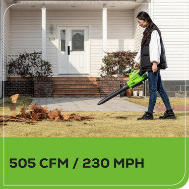 40V 505 CFM Cordless Battery BL Leaf Blower/Vacuum (Tool Only)