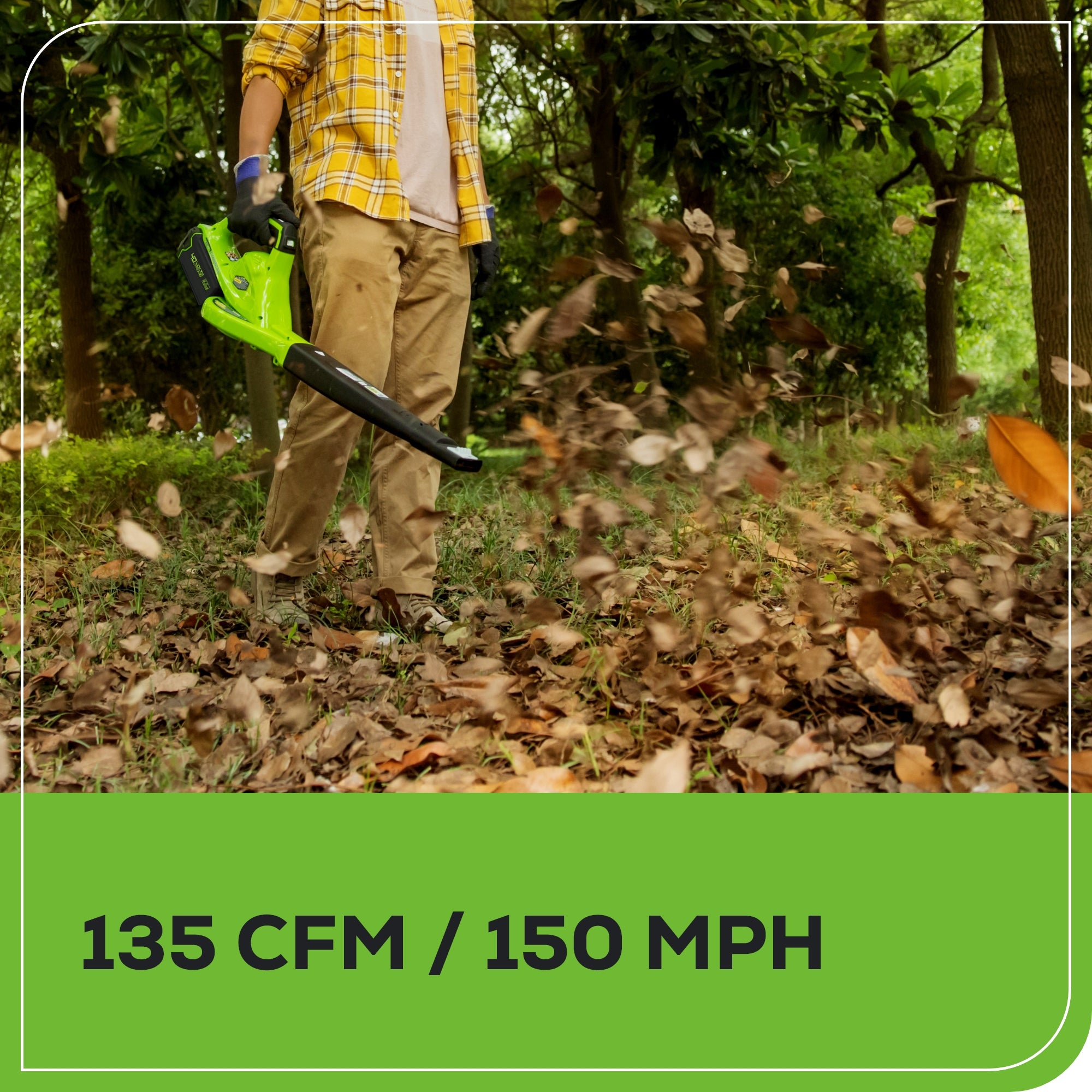 40V 135 CFM Cordless Battery Leaf Blower (Tool Only)