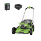 60V 21" Cordless Battery Dual Blade Self-Propelled Mower w/ (1) 8Ah battery and 6A Charger