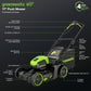 60V 17" Cordless Battery Push Lawn Mower w/ 4.0Ah Battery & Charger