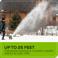 48V (2x24V)  12" Cordless Battery Snow Shovel w/ (2)4.0Ah Battery & Dual Port Charger