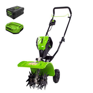 60V 8" Cordless Battery Cultivator / Tiller w/ 4.0Ah Battery & Charger