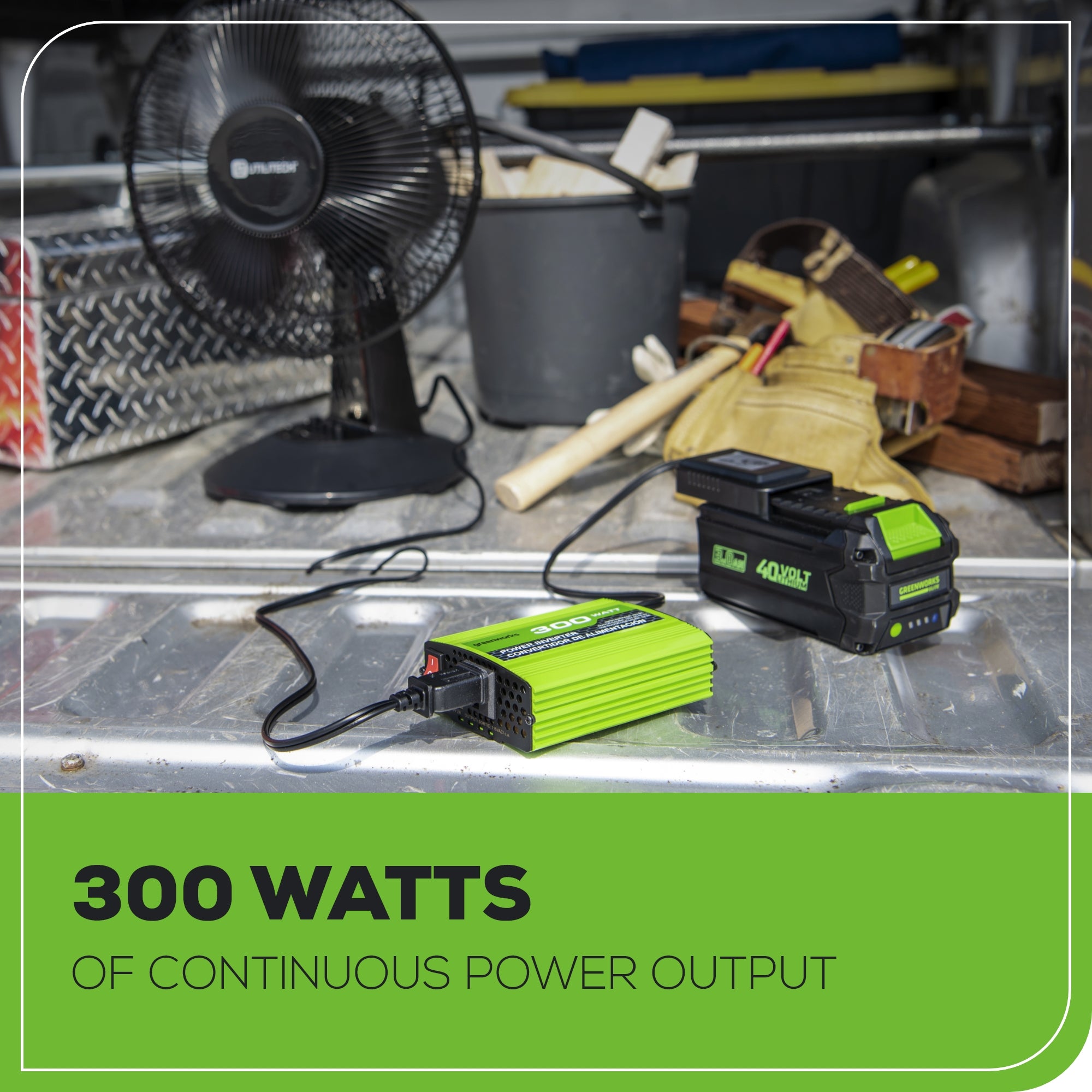 40V 300 Watt Power Inverter (Tool Only)