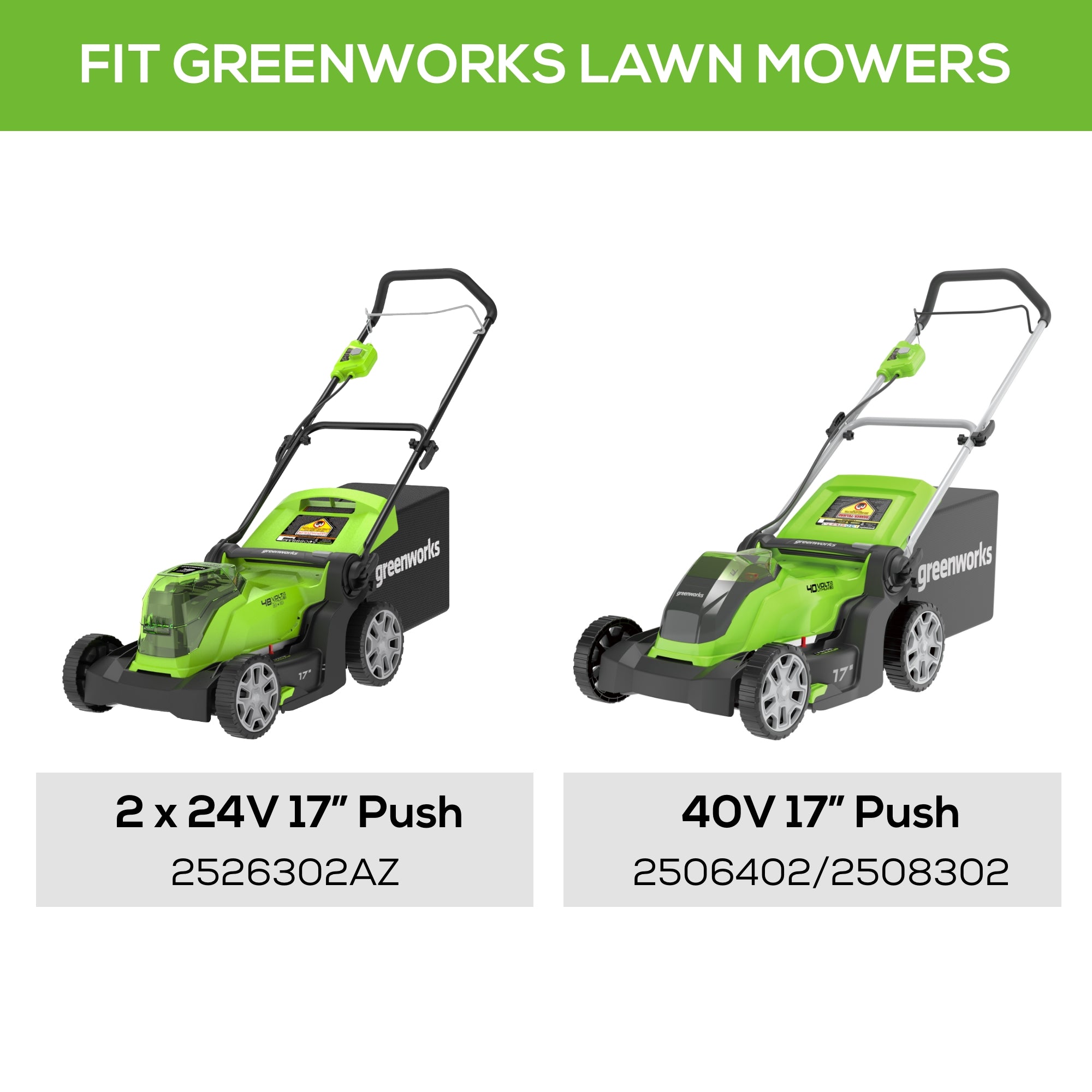 Replacement Blade for Select 17'' Greenworks Lawn Mowers