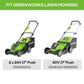 Replacement Blade for Select 17'' Greenworks Lawn Mowers