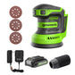 24V 5" Cordless Battery Orbital Sander w/ 2.0Ah Battery & Charger