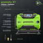 24V Cordless Battery Inflator w/ (1) 2Ah USB Battery & Charger