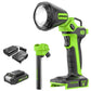 24V Cordless Battery 2-in-1 Work Light w/ 2.0Ah Battery & Charger