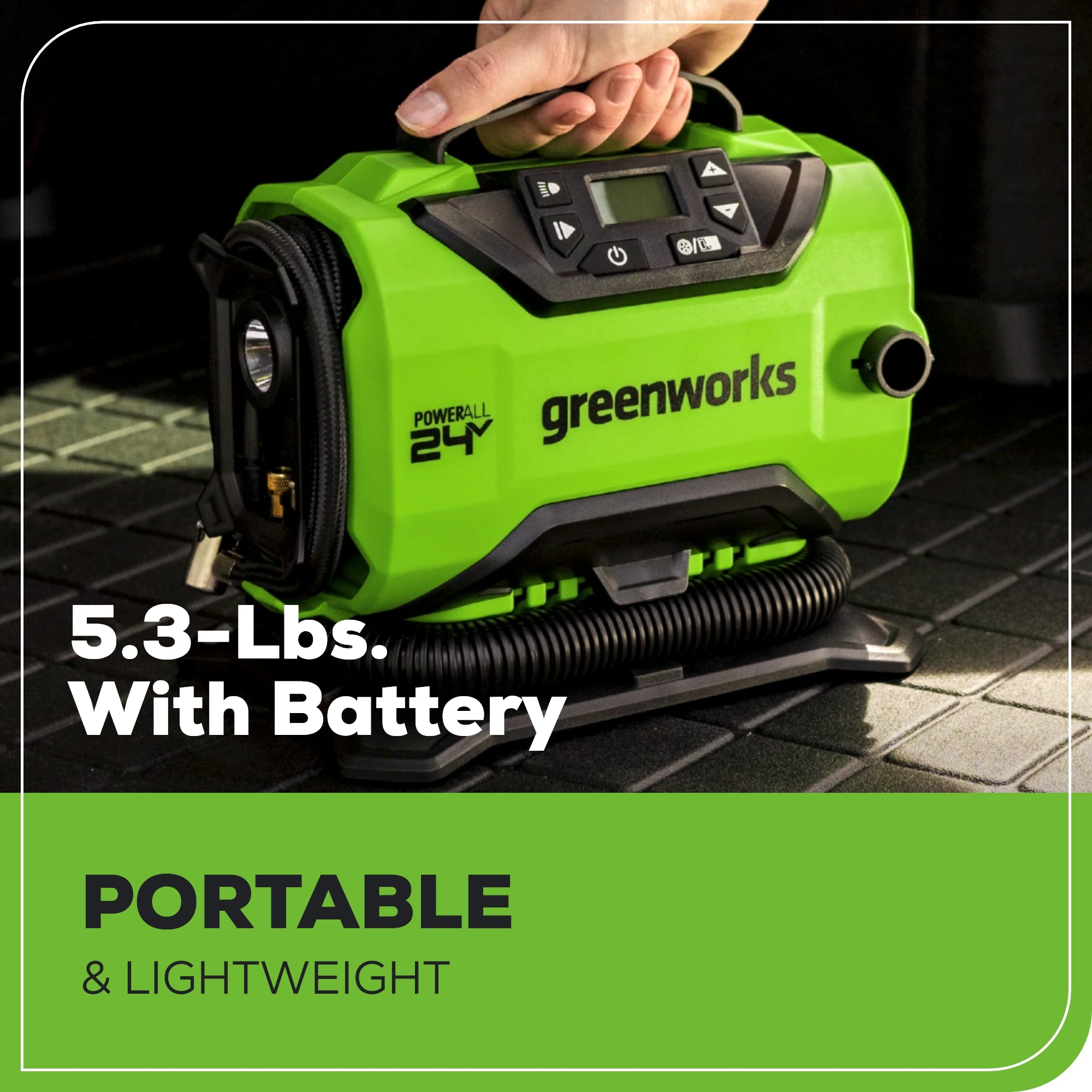 24V Cordless Battery Inflator (Tool Only)