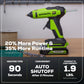 24V Cordless Battery Glue Gun w/ 2.0Ah Battery & Charger