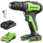 24V Cordless Battery Brushless 1/2" 310 in/lbs  Drill / Driver w/ (1) 1.5Ah Battery & Charger