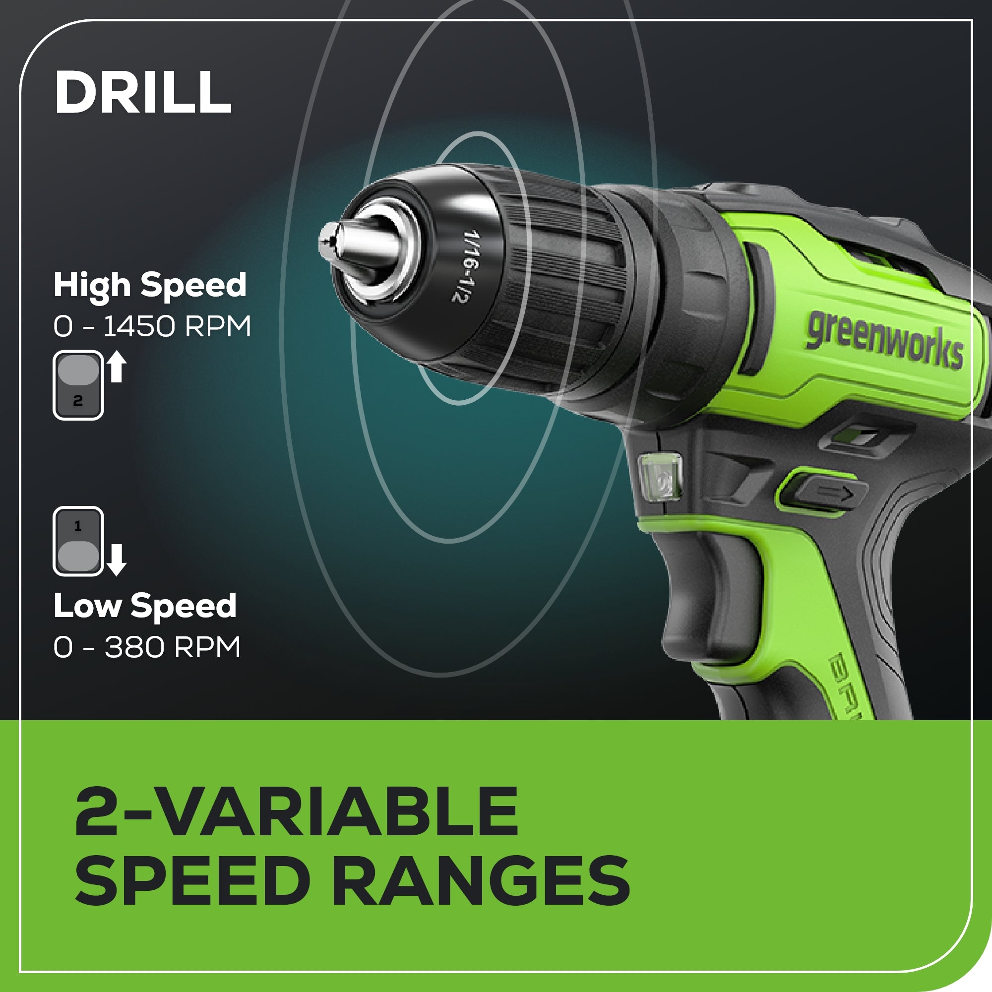 24V Cordless Battery Drill / Driver and Impact Driver w/ Two (2) 2.0Ah Batteries & Charger