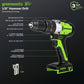 24V 1/2" 530 in/lbs Hammer Drill w/ 2.0Ah Battery & Charger