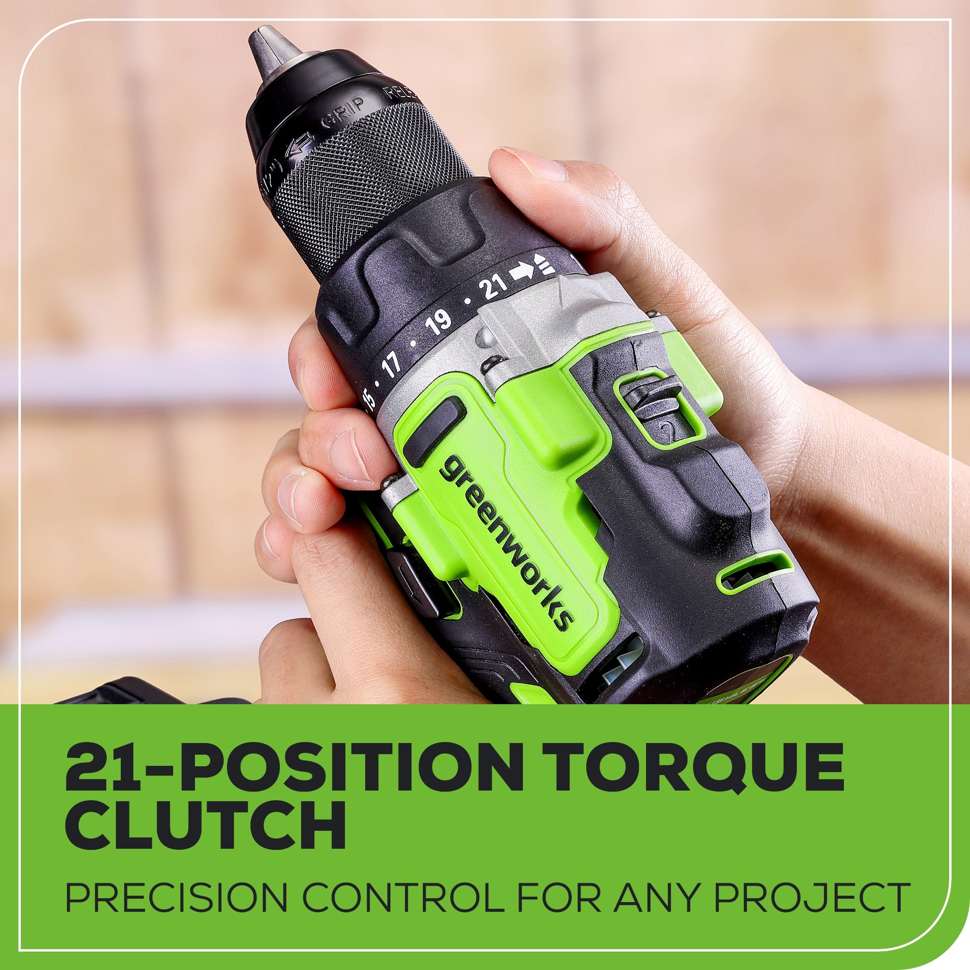 24V Cordless Battery 1/2" 800 in/lbs Drill Driver (Tool Only)