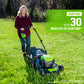 40V 20" Cordless Battery 3-in-1 Push Lawn Mower w/ 4.0Ah Battery & Charger