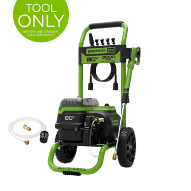 80V 3000-PSI 2.0 GPM Electric Pressure Washer (Tool Only)