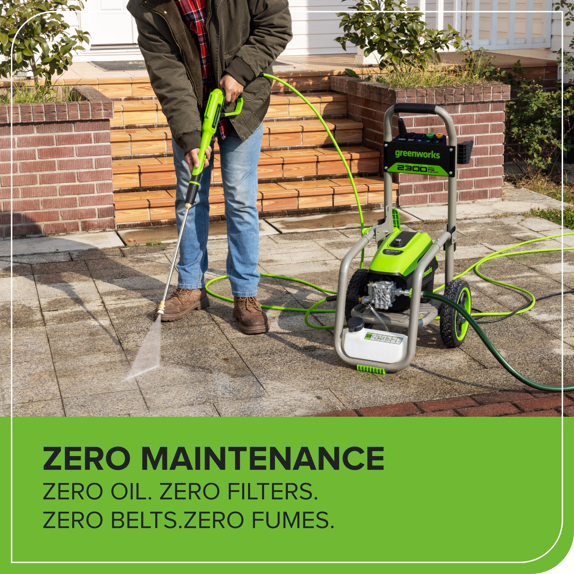 2300 PSI 1.2 GPM Cold Water Electric Pressure Washer (Gen 2)