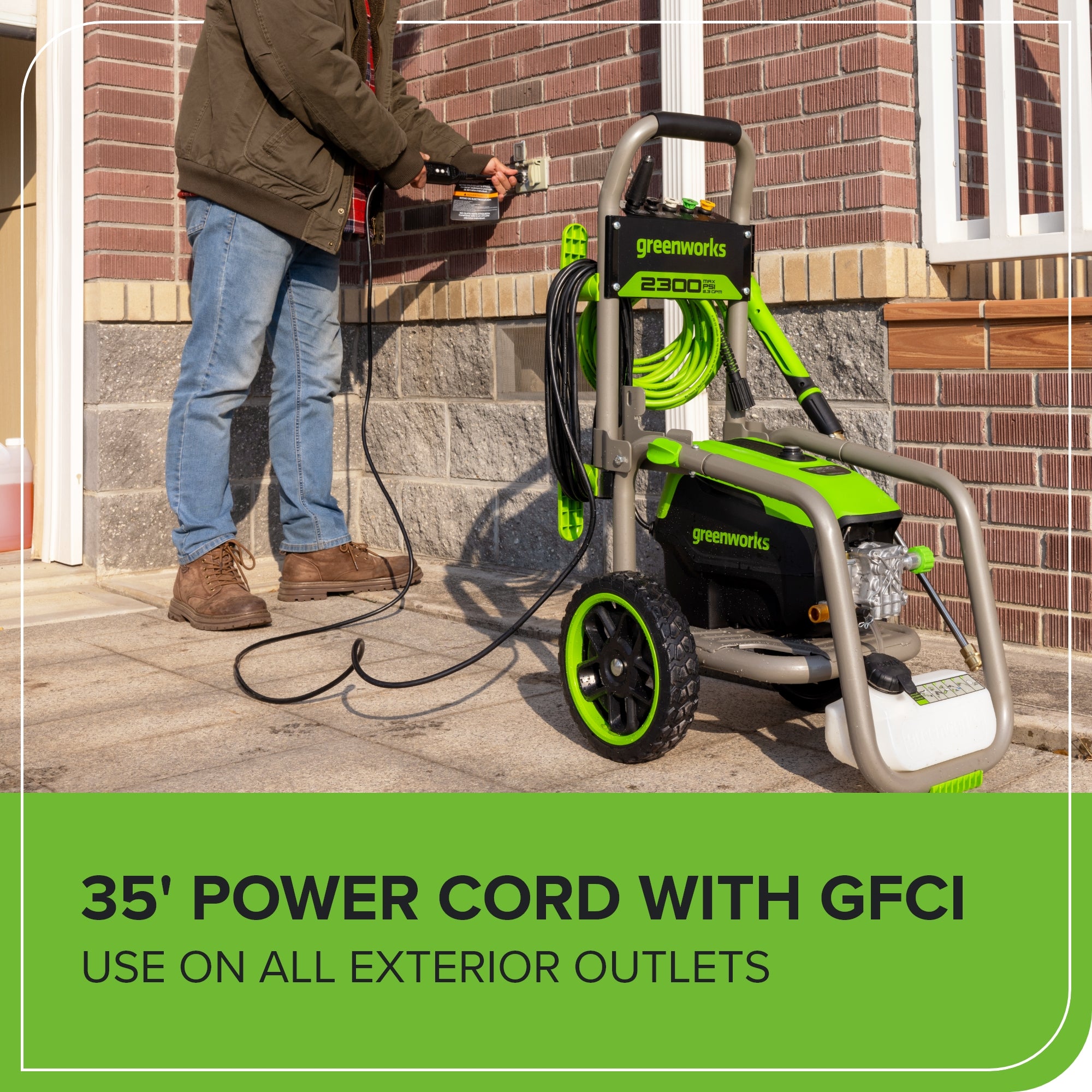 2300 PSI 1.2 GPM Cold Water Electric Pressure Washer (Gen 2)