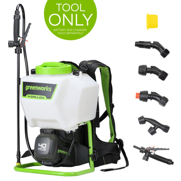 40V 4-Gallon Cordless Battery Backpack Sprayer (Tool only)