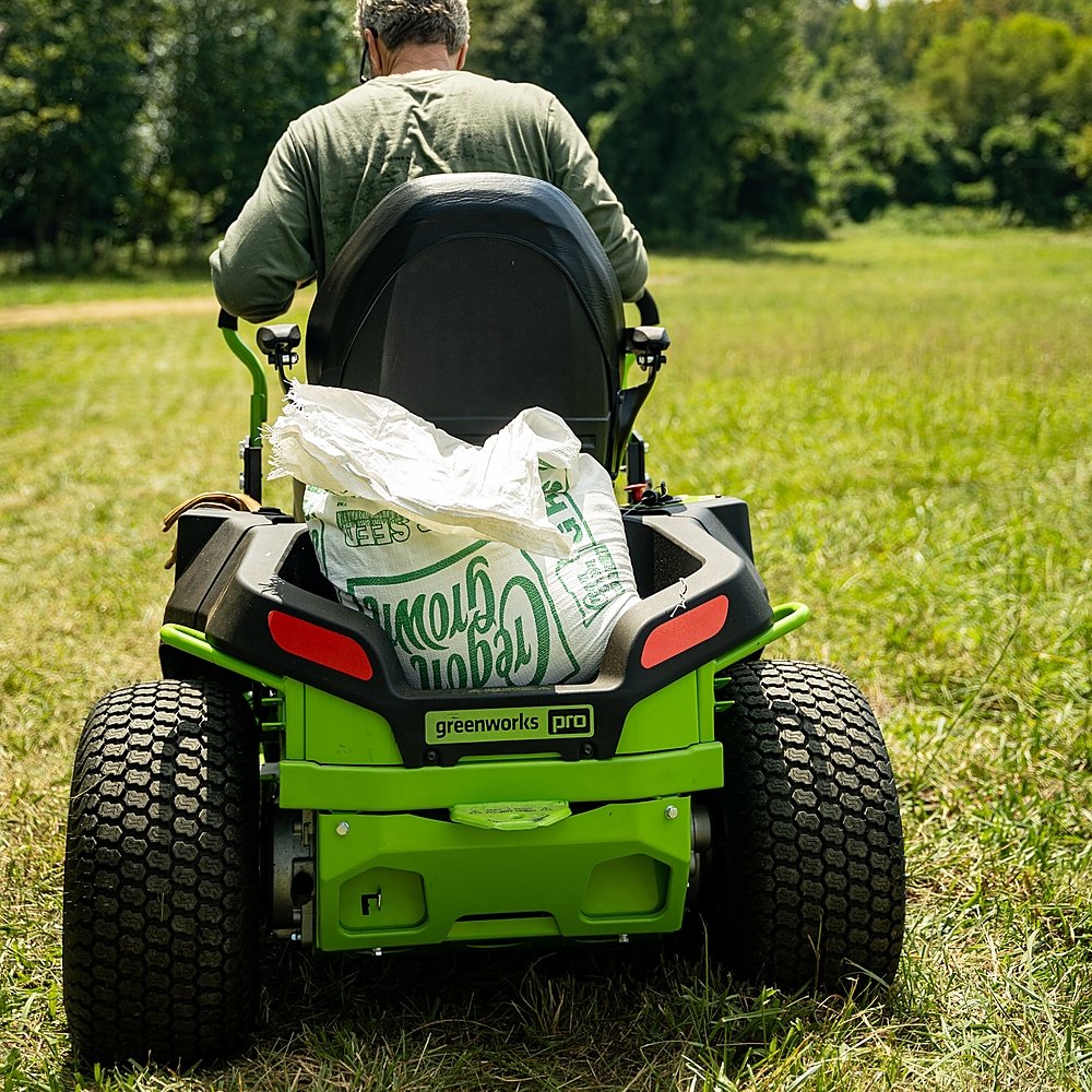 80V 42" Cordless Battery CrossoverZ Zero Turn Lawn Mower w/ Twelve (12) 4.0Ah Batteries and Three (3) Dual Port Turbo Chargers