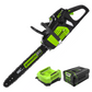 80V 18" Cordless Battery Chainsaw & 24V 6" Pruner Saw Combo Kit w/ (2) 2.0Ah Battery & (2) Charger