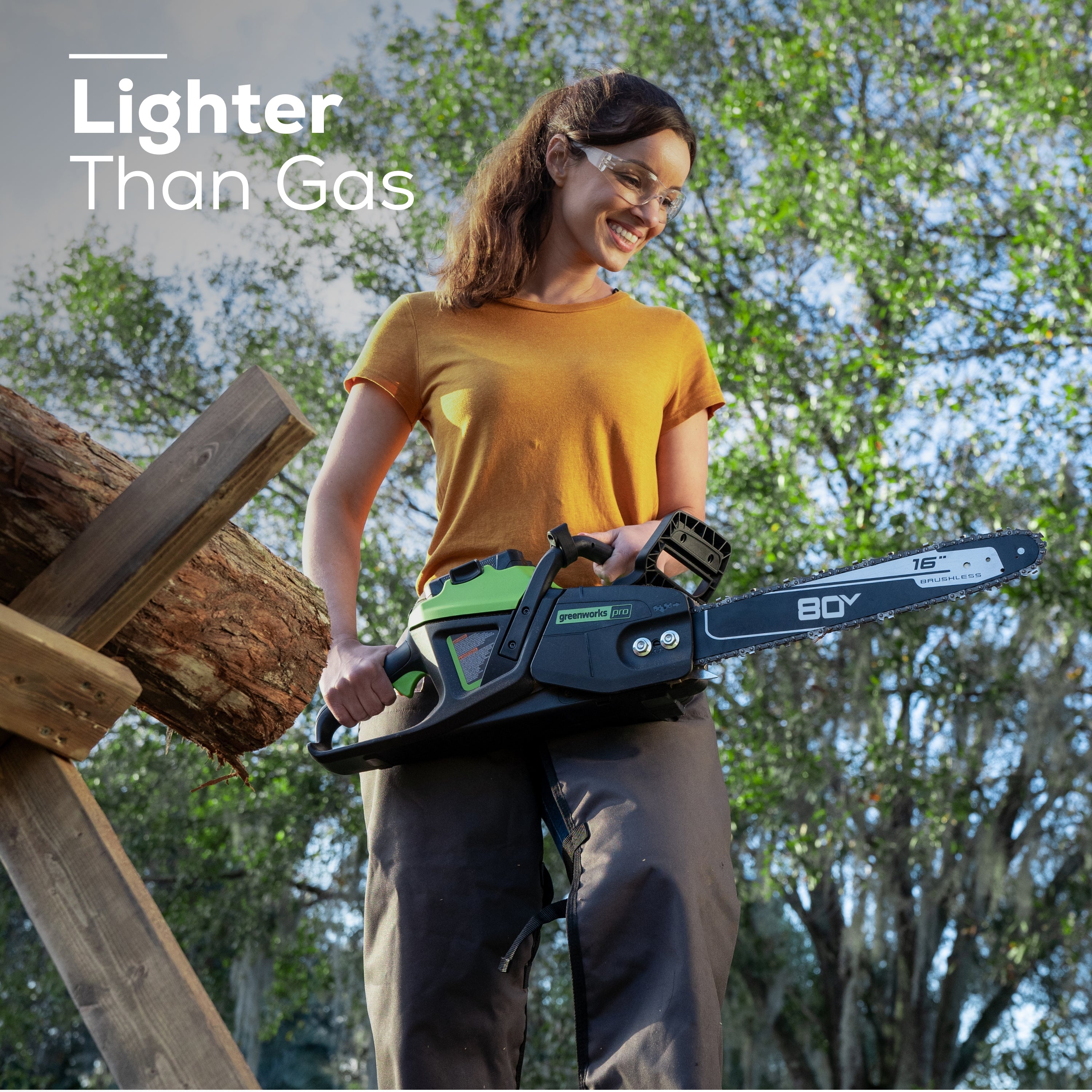 80V 16" Cordless Battery Chainsaw (Tool Only)