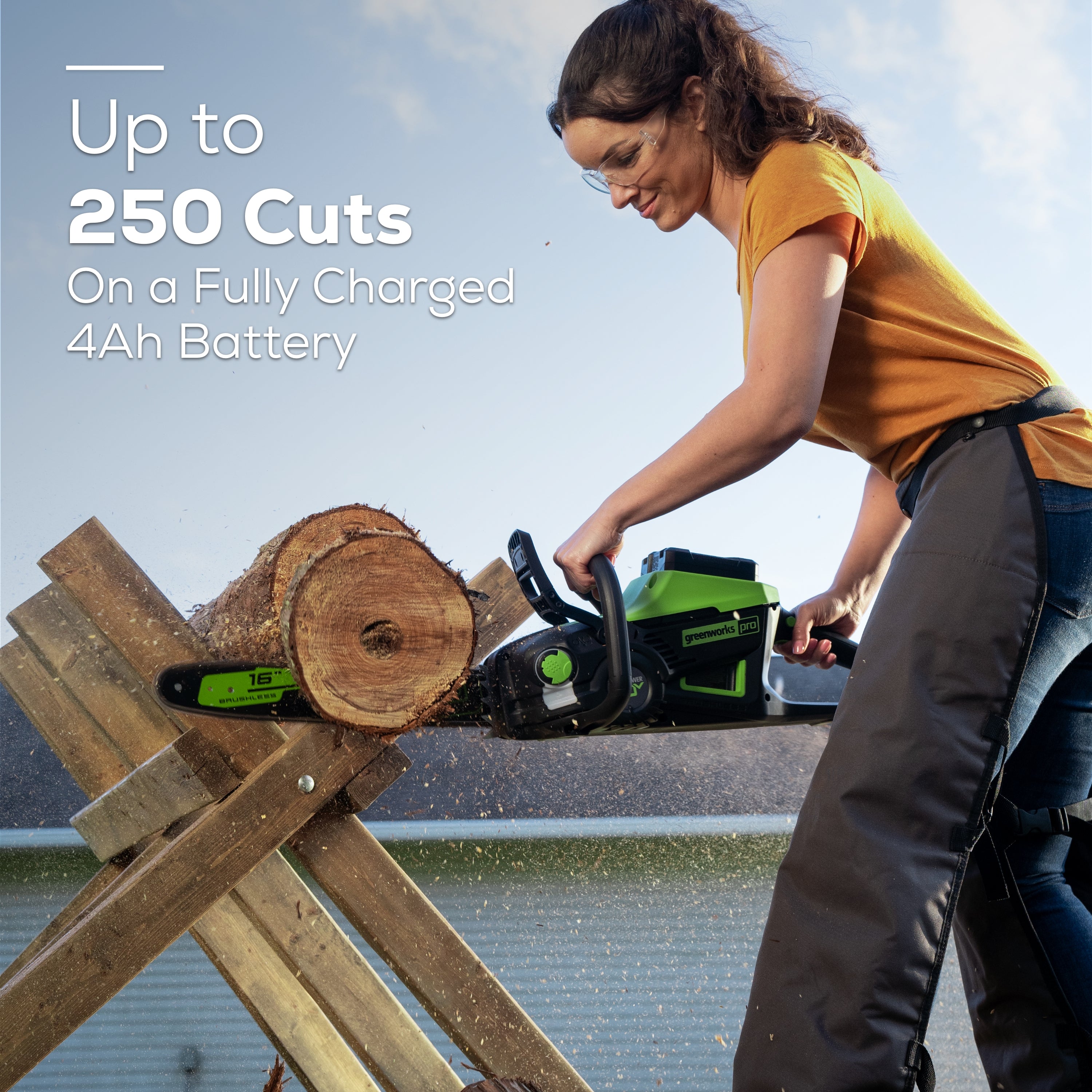 80V 16" Cordless Battery Chainsaw (Tool Only)