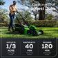 40V 21" Cordless Battery Self-Propelled Mower 3pc Combo Kit w/ 5.0Ah Battery & Charger