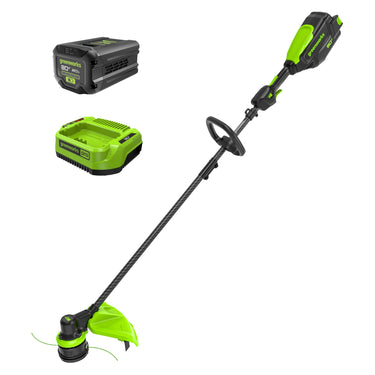 80V Cordless 16" Brushless Carbon Fiber String Trimmer w/ 2.0Ah Battery & Charger