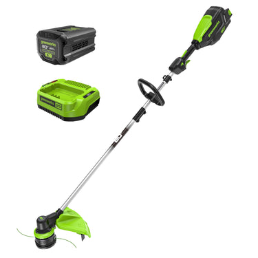 80V 16" Cordless Brushless String Trimmer w/ 2.0Ah Battery & 2Amp Charger