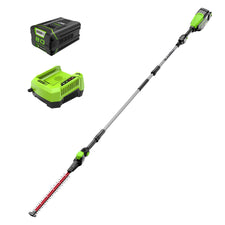 80V 20" Cordless Battery Pole Hedge Trimmer (1.2" cut, 4000 SPM) w/ 2.0Ah Battery & Charger