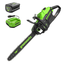 80V 18" 2.5kW Cordless Battery Chainsaw w/ (1) 4Ah Battery & 2A Charger