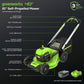 40V 21" Cordless Battery Self-Propelled Lawn Mower w/ (1) 5.0Ah USB Batteries & Charger