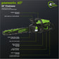 60V 18" Cordless Battery Chainsaw & 24V 6" Pruner Saw w/ (1) 4.0 Ah Battery, (1) 2.0 Ah Battery & (2) Chargers