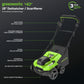 40V 15" Cordless Battery Brushless Dethatcher/Scarifier w/ 5.0Ah USB Battery and Rapid Charger