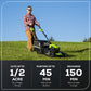 40V 21" Cordless Battery Self-Propelled Lawn Mower w/ 5.0Ah Battery & Charger