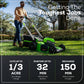 40V 21" Cordless Battery Push Mower w/ 5.0Ah Battery & Charger